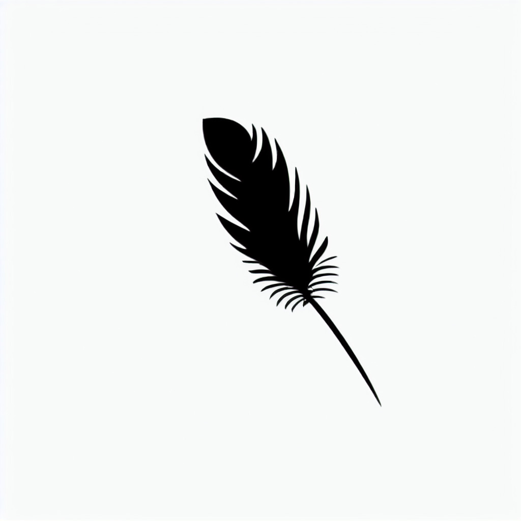 illustration of feather