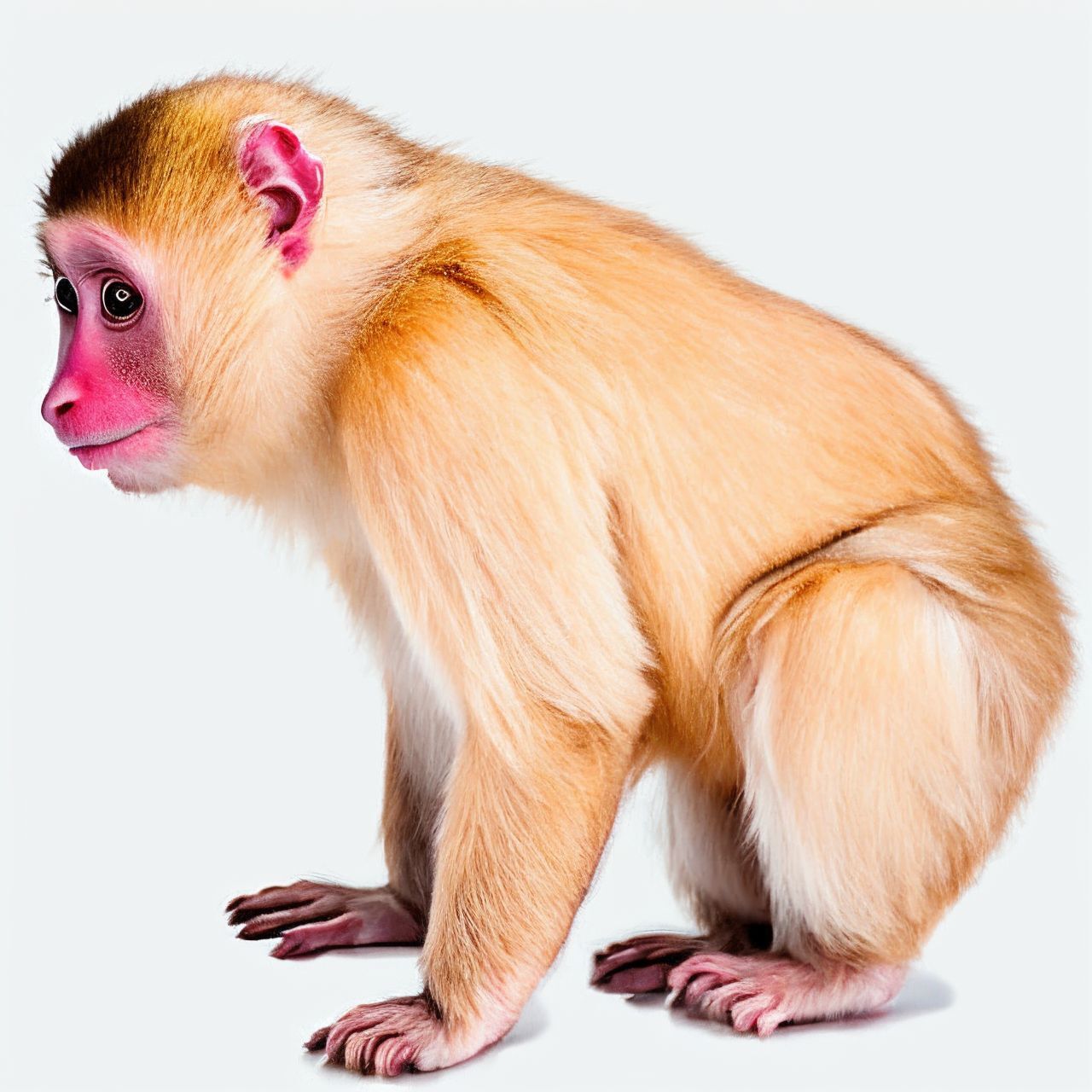 illustration of macaque